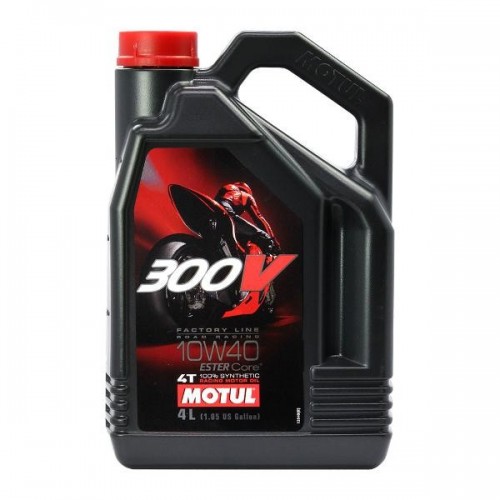 MOTUL 300V 4T 100% ESTER SYNT 4L (10W40)