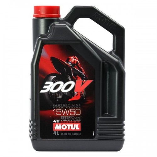 MOTUL 300V 4T 100% ESTER SYNT 4L (15W50)