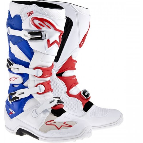 AlpineStars TECH 7 Boot Wht/Red/Blue
