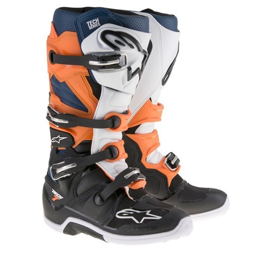 Alpine Star TECH 7 BOOT Black Orange White